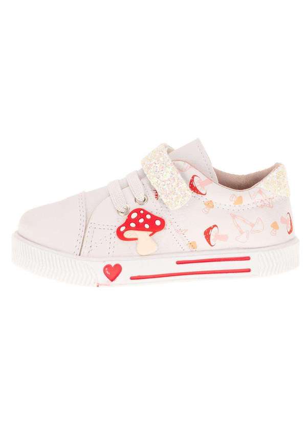 Linda Ju - Tênis Infantil Linda Jú - 15551 - Branco/Vermelho 2