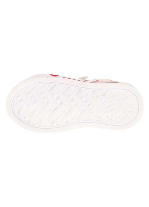 Linda Ju - Tênis Infantil Linda Jú - 15551 - Branco/Vermelho 4