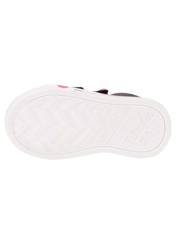 Linda Ju - Tênis Infantil Linda Jú - 15551 - Preto/Pink 4