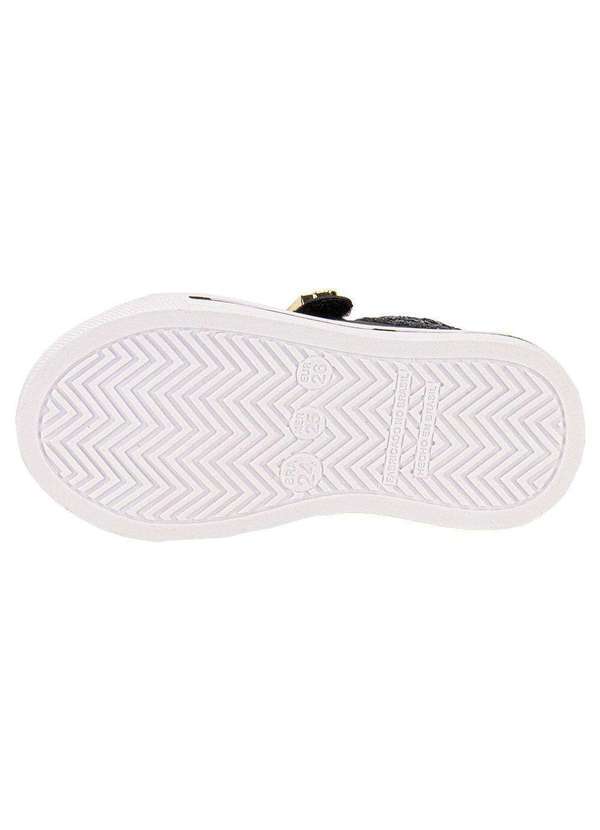 Linda Ju - Tênis Infantil Linda Jú - 15551 - Preto/Dourado 4