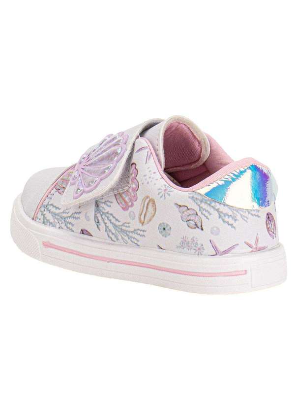 Linda Ju - Tênis Infantil Linda Jú - 15551 - Branco/Lilas 3