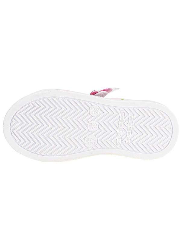 Linda Ju - Tênis Infantil Linda Jú - 15551 Branco/Rosa 06 4