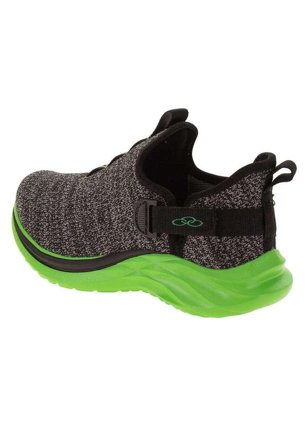 Olympikus - Tênis Infantil Maneiro Kids Olympikus - 942 - Preto/Verde 3