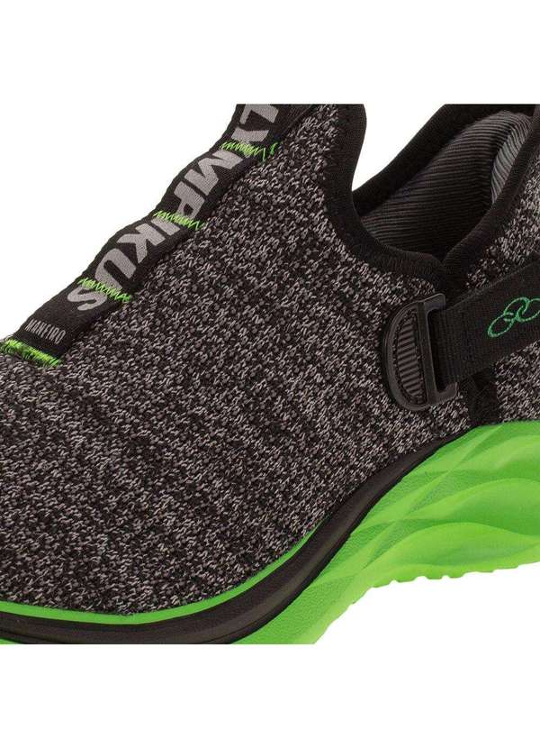 Olympikus - Tênis Infantil Maneiro Kids Olympikus - 942 - Preto/Verde 5