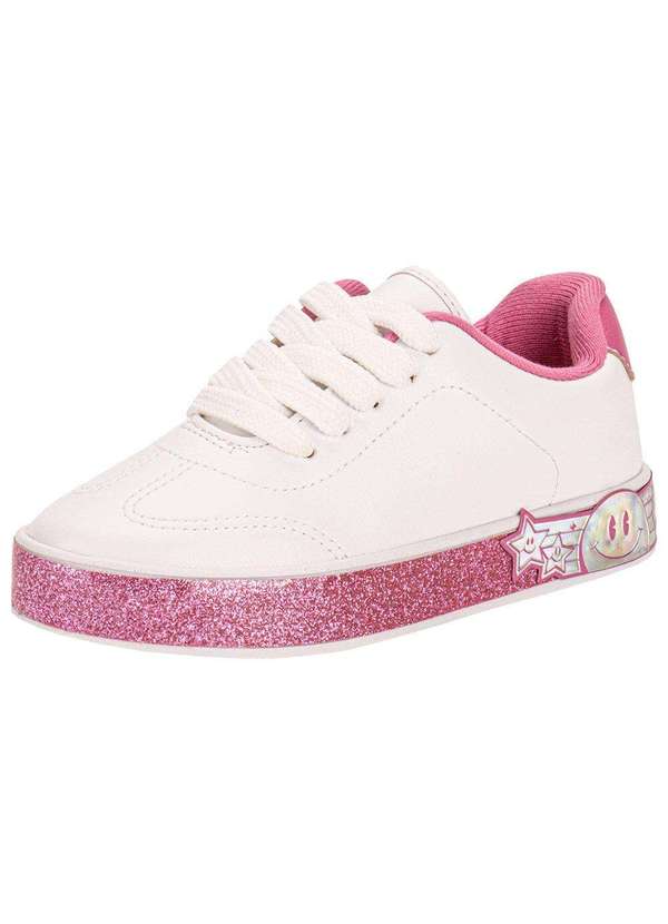 Molekinha - Tênis Infantil Molekinha 2520143 - Branco/Rosa