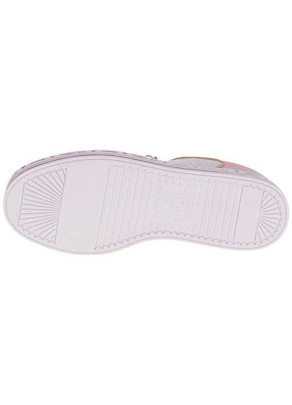 Molekinha - Tênis Infantil Molekinha - 25201907 - Branco/Rosa 4