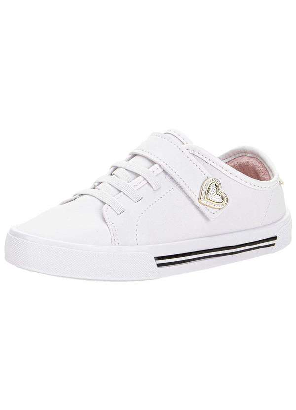 Molekinha - Tênis Infantil Molekinha 2524159 Branco/Dourado