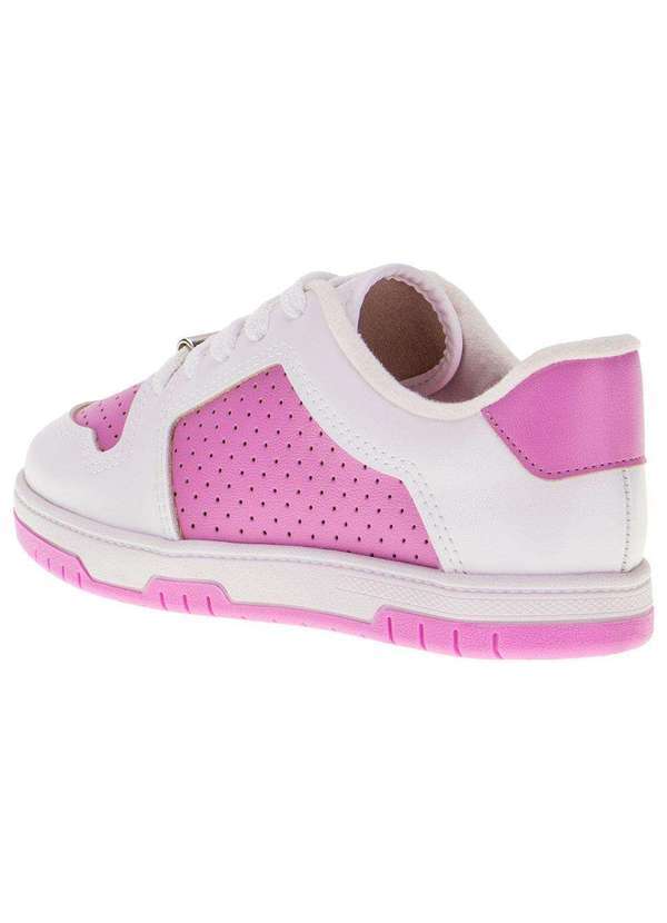 Molekinha - Tênis Infantil Molekinha - 2562102 - Branco/Rosa 3