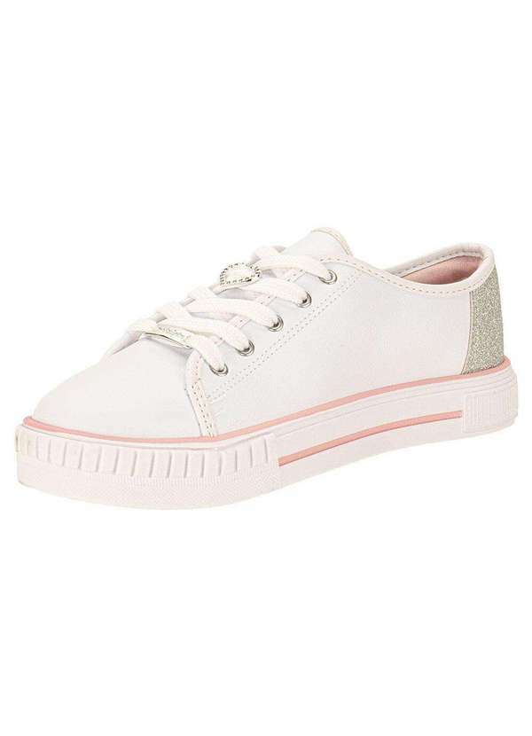 Molekinha - Tênis Infantil Molekinha 2565106 - Branco/Rosa