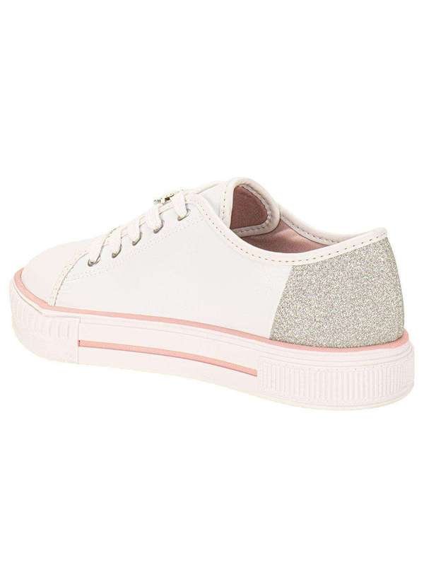 Molekinha - Tênis Infantil Molekinha 2565106 - Branco/Rosa 3