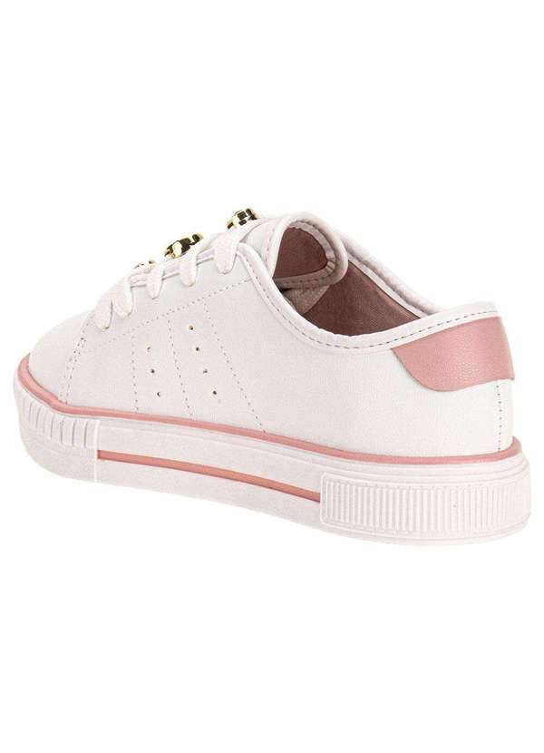 Molekinha - Tênis Infantil Molekinha 2565113 - Branco/Rosa 3