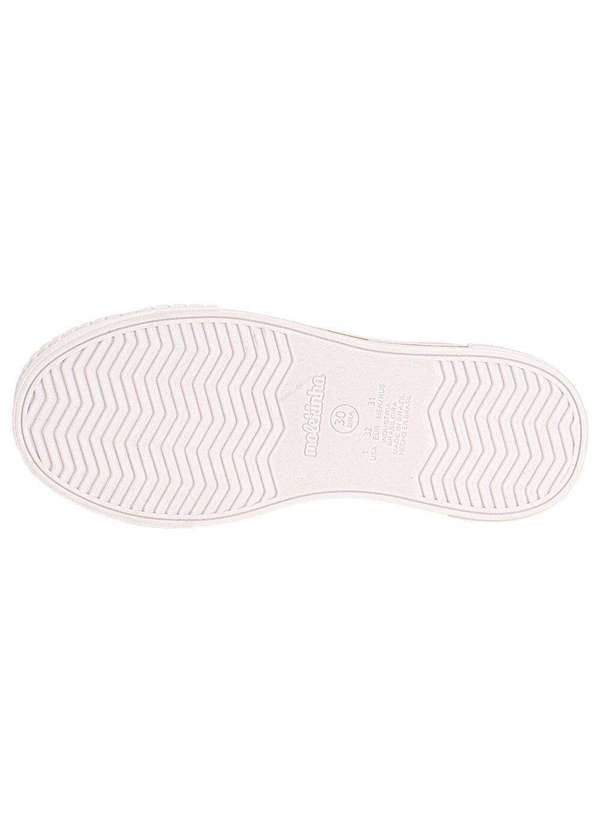 Molekinha - Tênis Infantil Molekinha 2565113 - Branco/Rosa 4