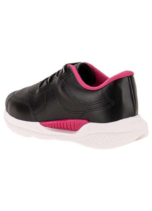 Molekinha - Tênis Infantil Molekinha 2573102 - Preto/Rosa 3
