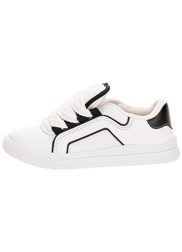 Molekinha - Tênis Infantil Molekinha 2575114 - Branco/Preto 2