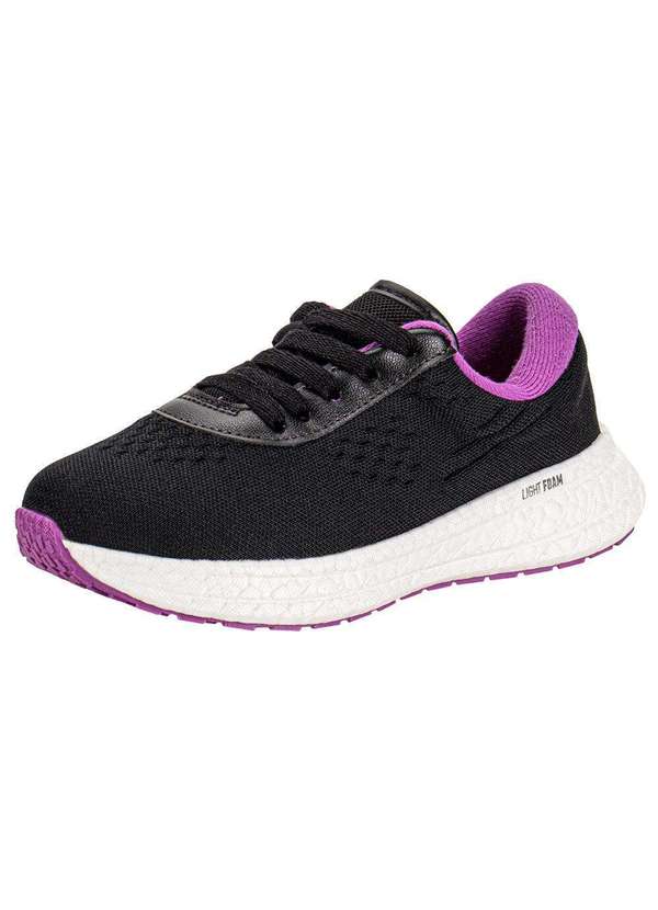 Molekinha - Tênis Infantil Molekinha 2580101 - Preto/Lilas