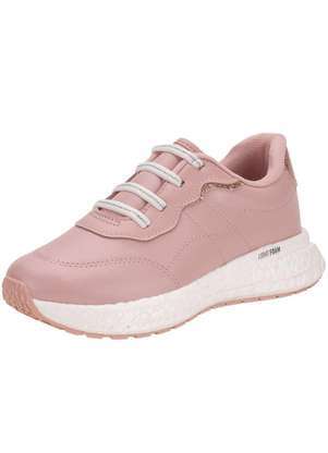 Tênis Pink Cats Infantil Casual Flatform Branco e Rosa - Kolosh