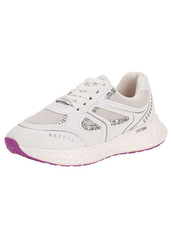Molekinha - Tênis Infantil Molekinha 2580104 - Branco/Prata