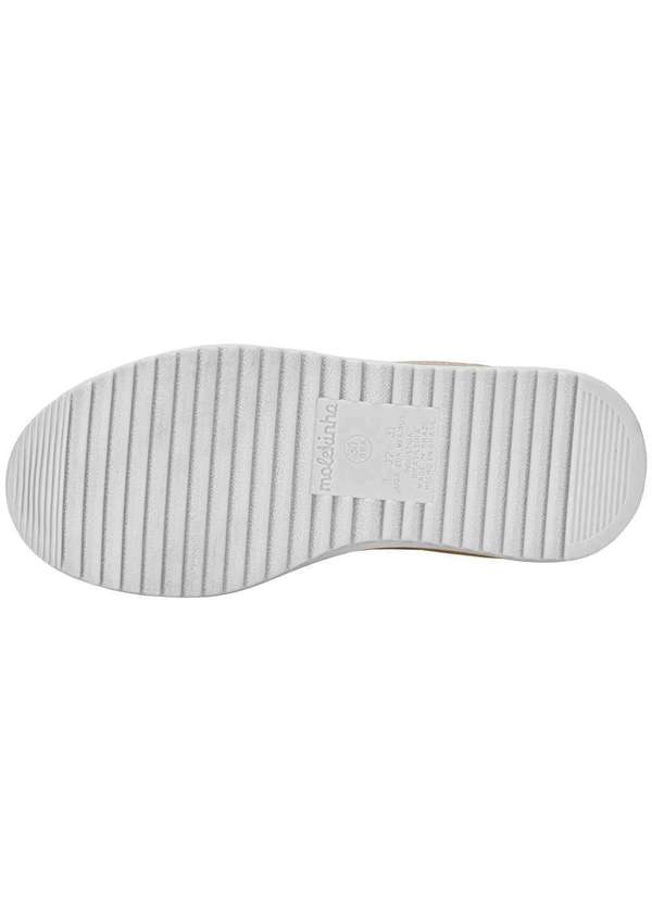 Molekinha - Tênis Infantil Molekinha 2583203 - Bege/Ouro 4