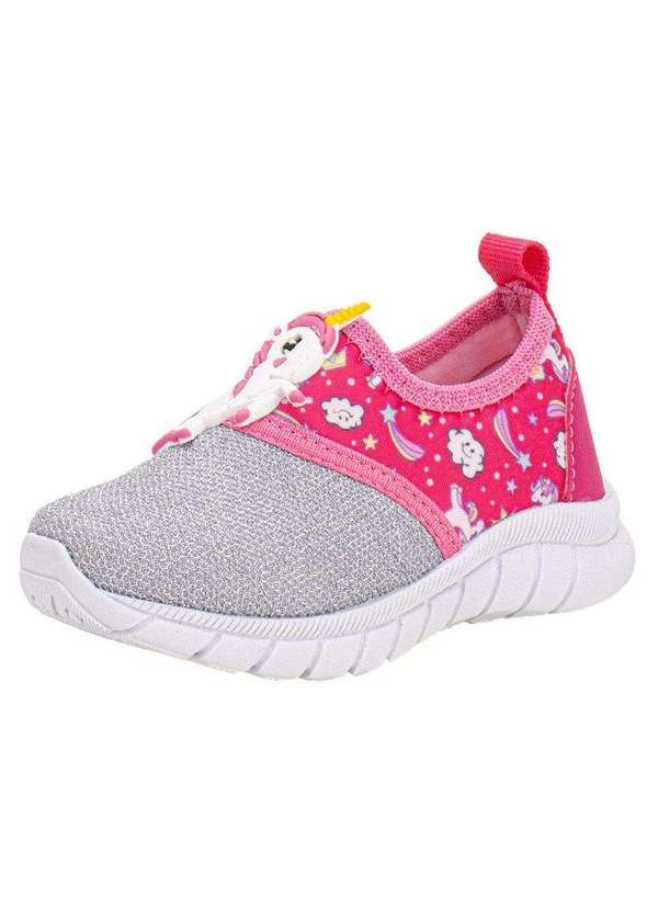 Nayarinha - Tênis Infantil Nayarinha 383tn Rosa/Prata