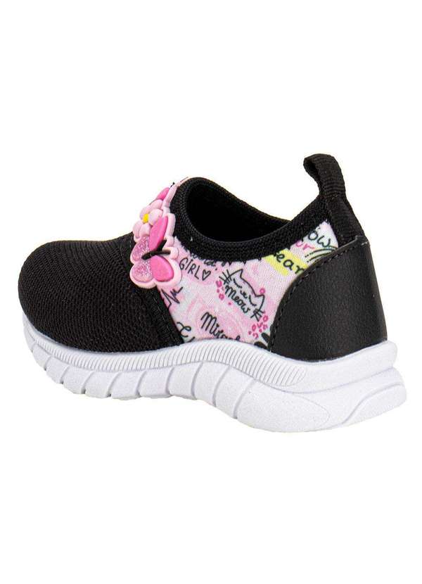 Nayarinha - Tênis Infantil Nayarinha 396 - Preto/Rosa 3