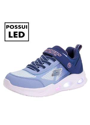 Tênis Infantil S Ligths Sola Glow Ombre Deluxe Skechers 303714l - SKECHERS