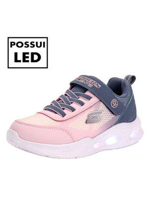 Tênis Infantil S Ligths Sola Glow Ombre Deluxe Skechers 303714l - SKECHERS