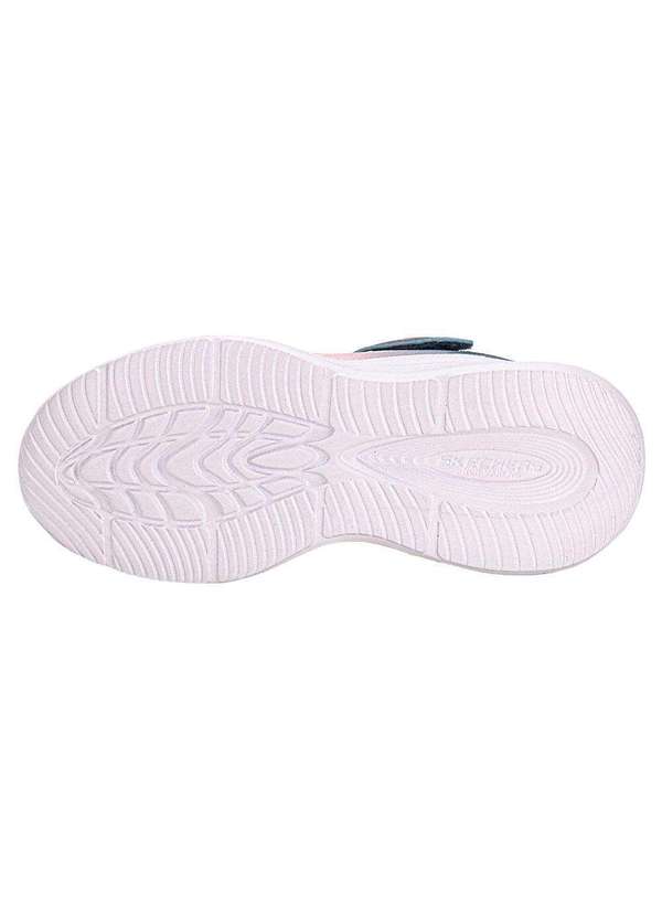 Skechers - Tênis Infantil S Ligths Sola Glow Ombre Deluxe Skechers 303714l - Cinza/Rosa 4
