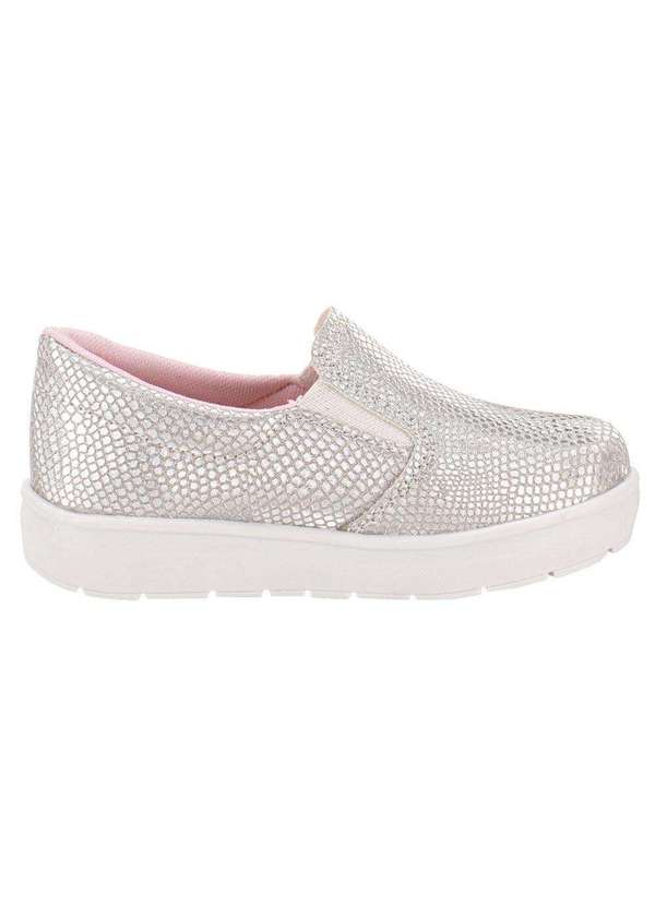 Bella Ninna - Tênis Infantil Slip On Bella Ninna 80042 - Prata 5