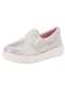 Bella Ninna - Tênis Infantil Slip On Bella Ninna 80042 - Rosa - variação: - Prata