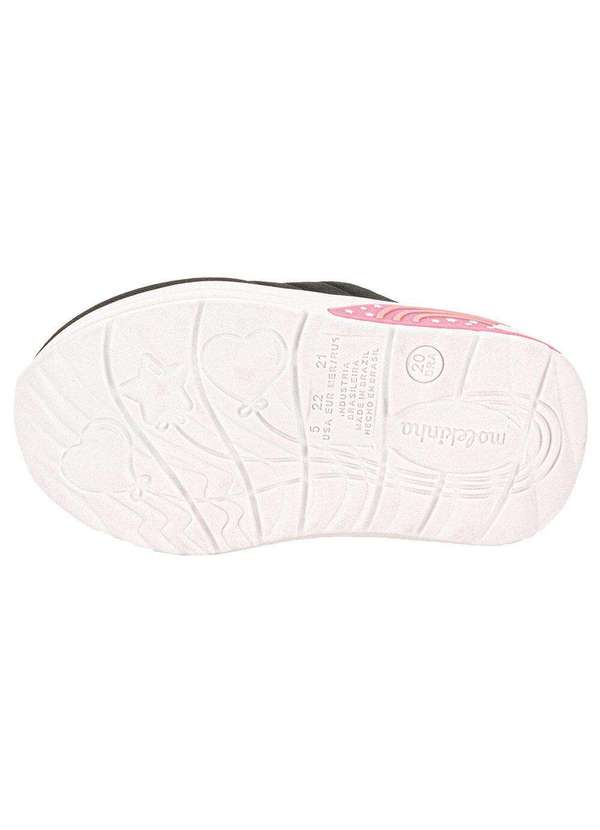 Molekinha - Tênis Infantil Slip On Led Molekinha 2731204 - Preto 4
