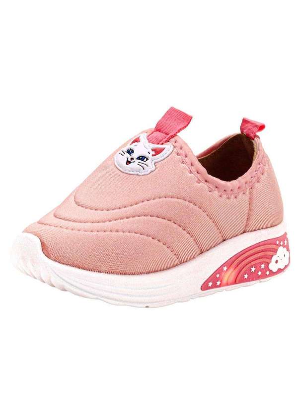 Molekinha - Tênis Infantil Slip On Led Molekinha 2731204 - Rosa