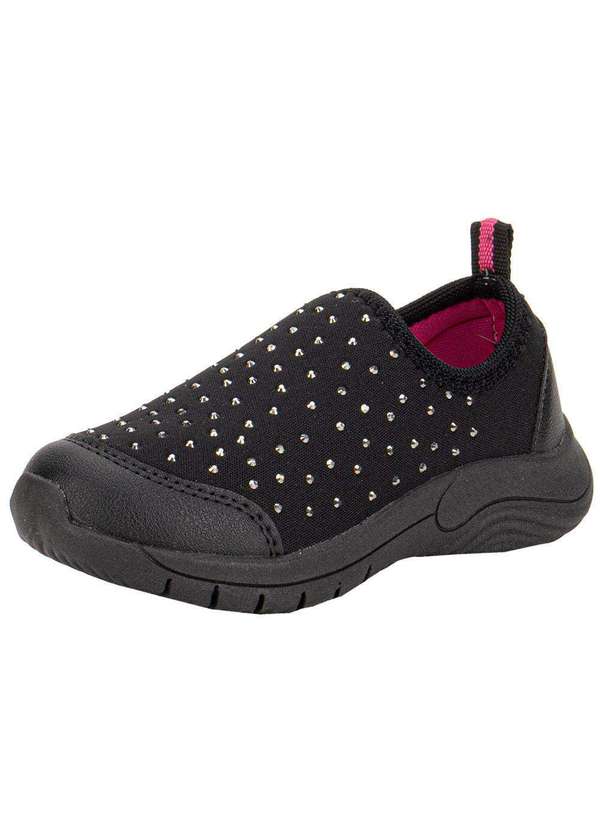 Lily Kids - Tênis Infantil Slip On Lily Kids 19049 Preto