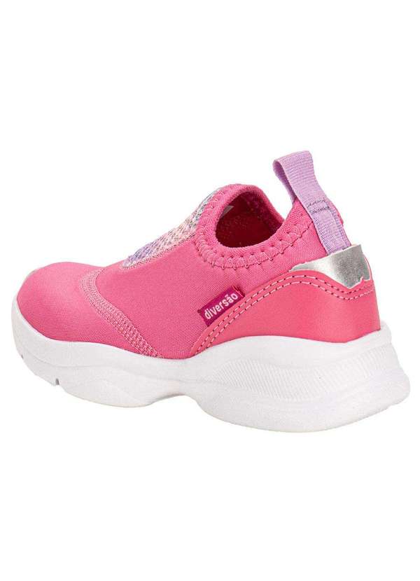 Diversão - Tênis Infantil Slip On Mini Halley Diversão Di2349 - Rosa 3