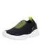Diversão - Tênis Infantil Slip On Mini Halley Diversão Di2349 - Preto/Verde - variação: - Preto/Verde