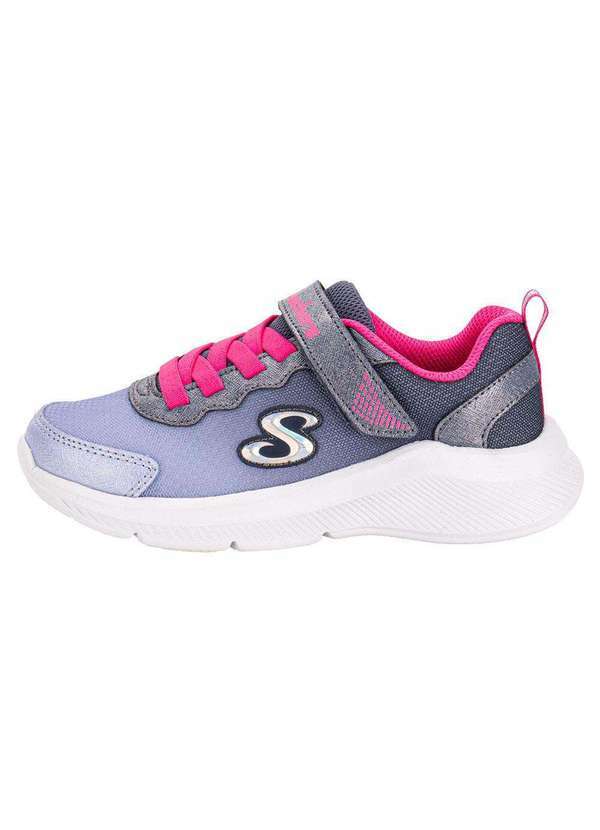 Skechers - Tênis Infantil Sole Swifters Skechers 303579l - Azul/Rosa 2