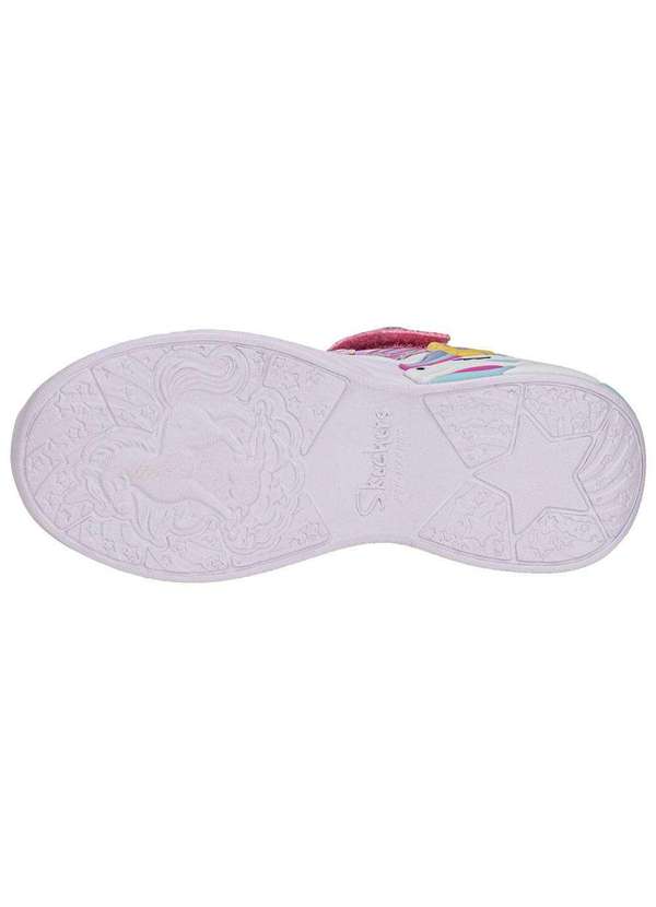 Skechers - Tênis Infantil Unicorn Dreams Wishful Magic Ligths Skechers - Rosa/Azul 4