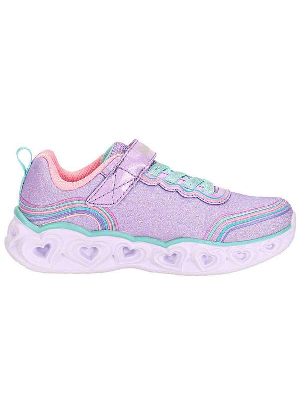 Skechers - Tênis Infantil Unicorn Dreams Wishful Magic Ligths Skechers Lilás 5
