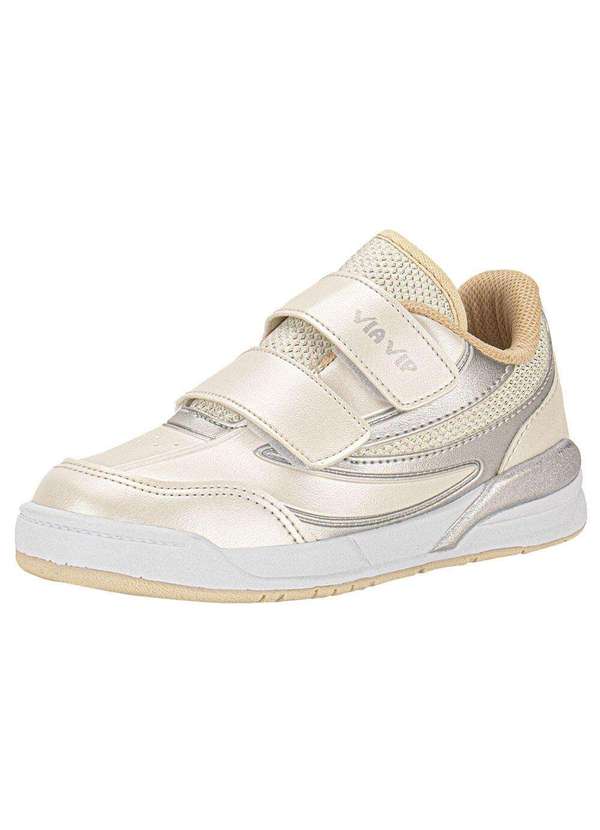 Via Vip - Tênis Infantil Via Vip Vv4012 - Natural