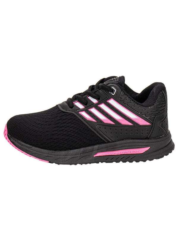 Zeuz - Tênis Infantil Zeuz 99rx-I - Preto/Rosa 2
