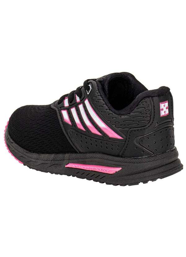 Zeuz - Tênis Infantil Zeuz 99rx-I - Preto/Rosa 3