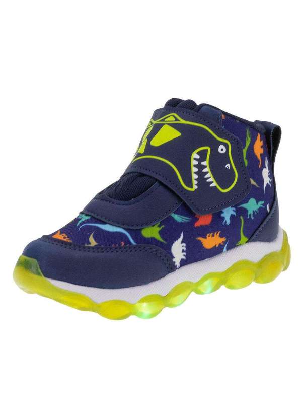 Minipé - Bota Infantil Masculina Led Minipé - Mp2116 - Marinho 1