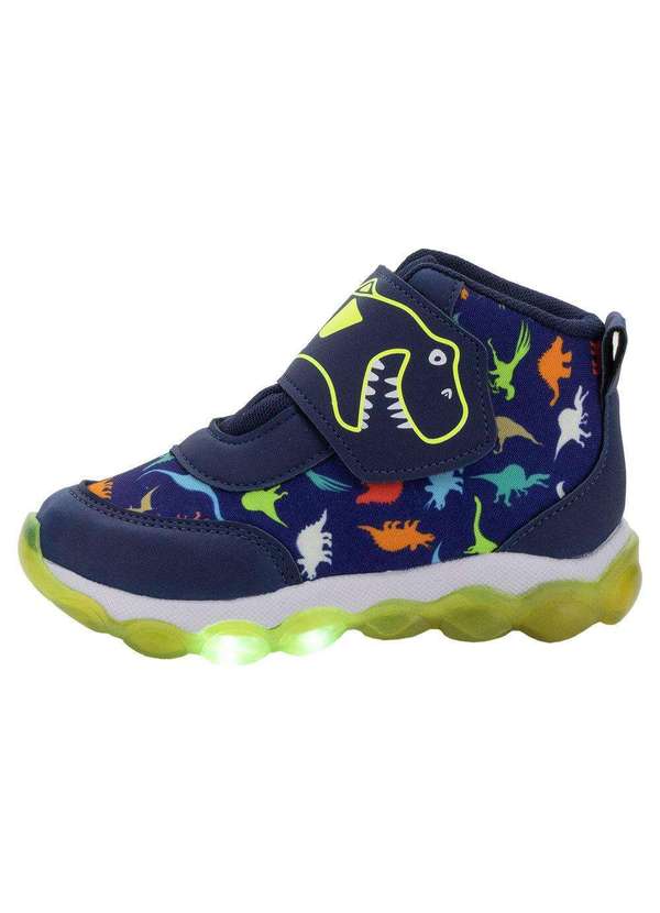 Minipé - Bota Infantil Masculina Led Minipé - Mp2116 - Marinho 2