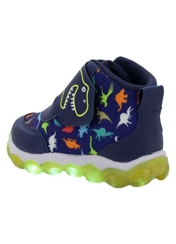 Minipé - Bota Infantil Masculina Led Minipé - Mp2116 - Marinho 3