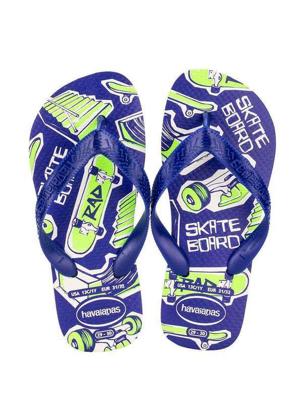 Havaianas Kids - Chinelo Infantil Athletic Havaianas Cl21 - Azul/Branco