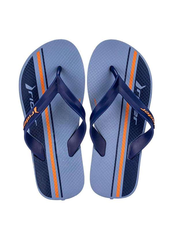 Rider - Chinelo Infantil Feel Urban Rider - 12342 - Azul/Laranja