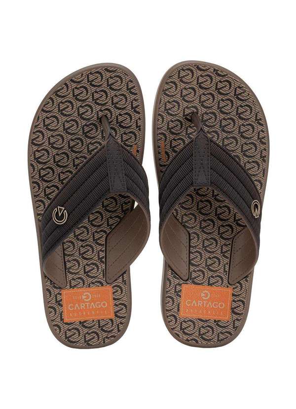 Cartago - Chinelo Infantil Montreal Cartago 12515 Café 1
