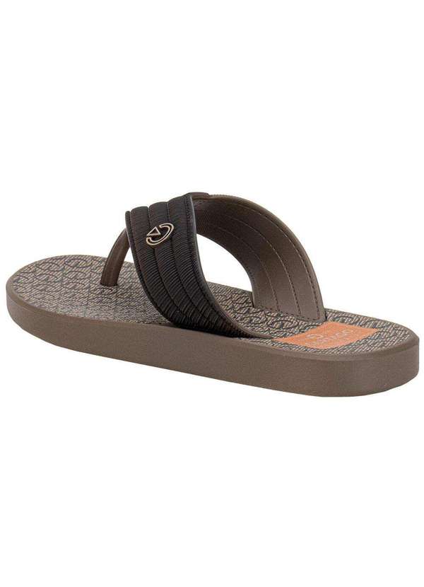 Cartago - Chinelo Infantil Montreal Cartago 12515 Café 3