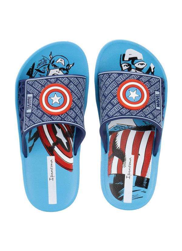 Ipanema - Chinelo Infantil Slide Marvel Sport Ipanema 27280 - Azul