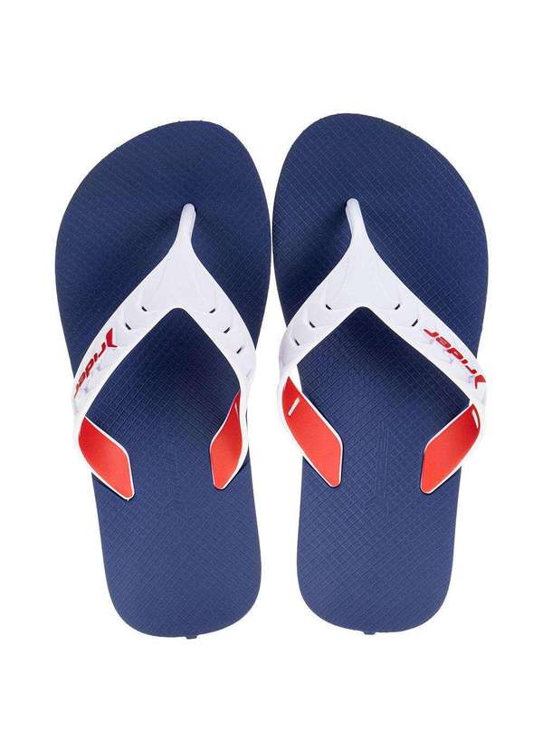 Rider - Chinelo Infantil Street Dou Rider - 12431 - Azul/Branco