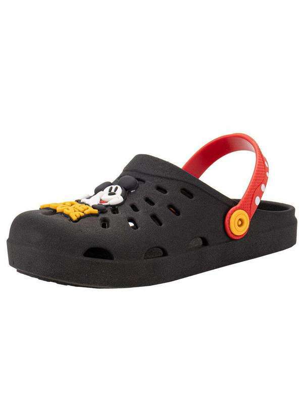 Grendene Kids - Clog Infantil Disney Urban Grendene Kids 23197 - Preto/Vermelho
